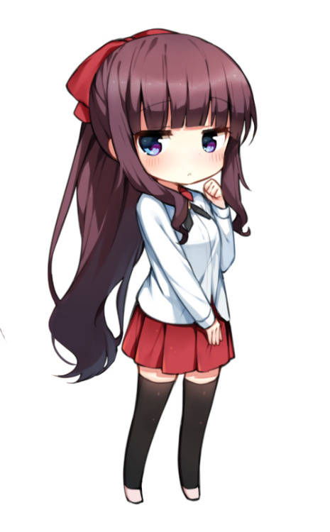 cute-girls-from-vns-anime-manga:NEW GAME！ byシノバ