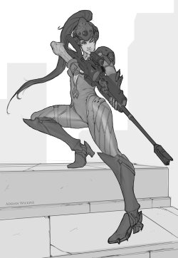 overwatchesports:  Overwatch Widowmaker by