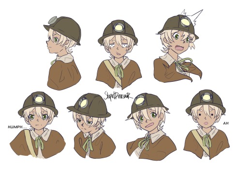 Emotes for my HunterxHunter OC, Leo! Check my previous post for extended info about him.He’s a buddi
