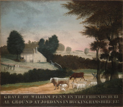 The Grave of William Penn, Edward Hicks, 1847