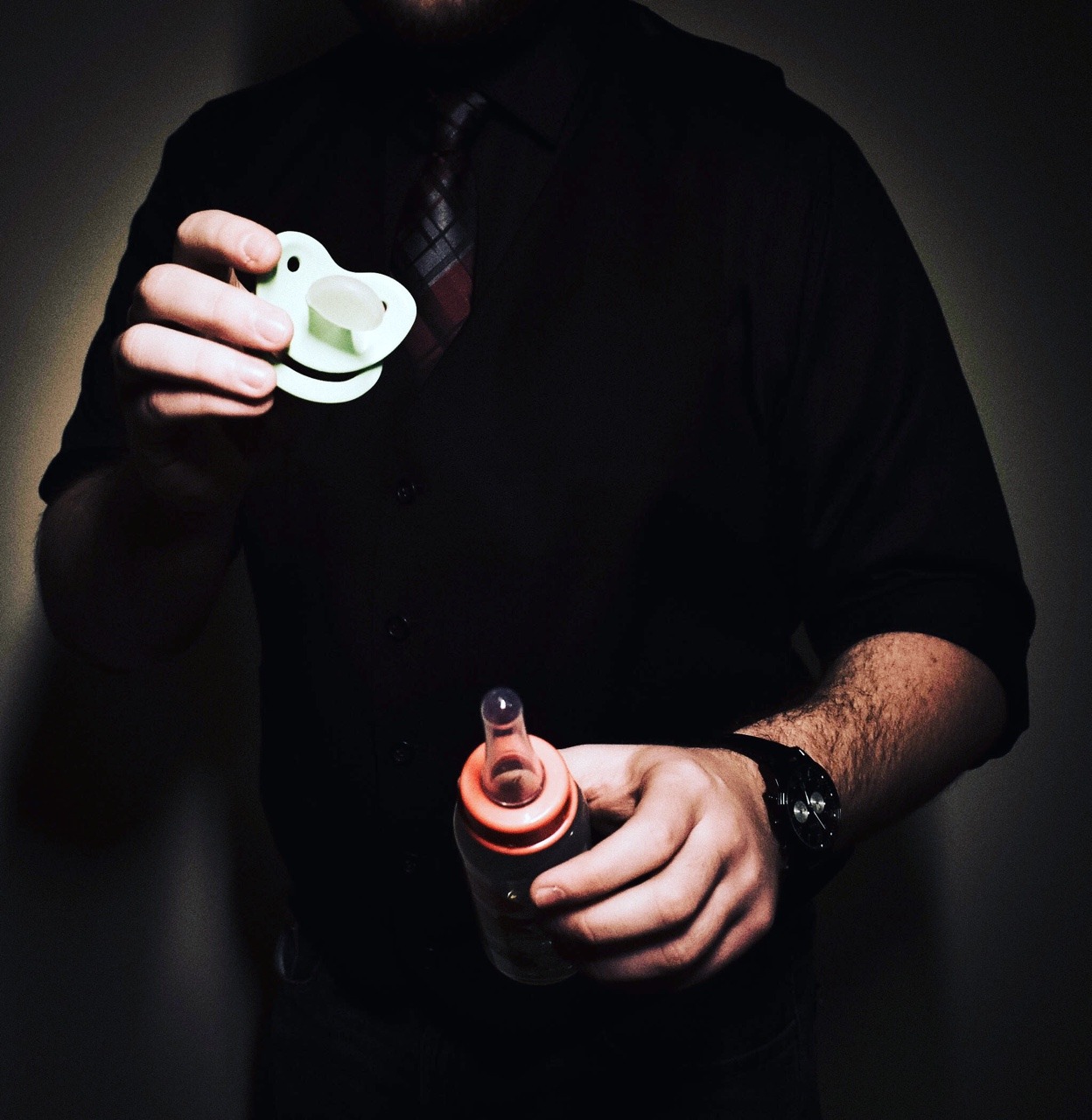 Shhhh. It’s okay. Here, have your paci while I go fill your bottle.