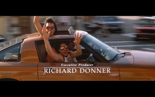 Sweet shades, ‘80s extra. And thank you Richard Donner, for all you’ve done. 