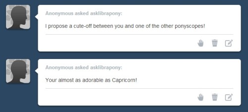 Sex asklibrapony:  “I propose a cute-off between pictures