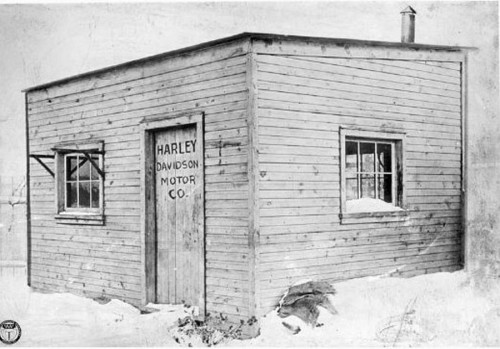 The 10 x 15-foot wooden shed where “Harley-Davidson Motor Company” started in 1903