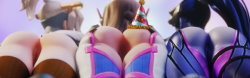 colonelyobo:  Here’s a render I made for a good friend of mines birthday, and since bunny lewds is taking a long time to render, you might as well be treated to it ( ^ - ^) Full Size 