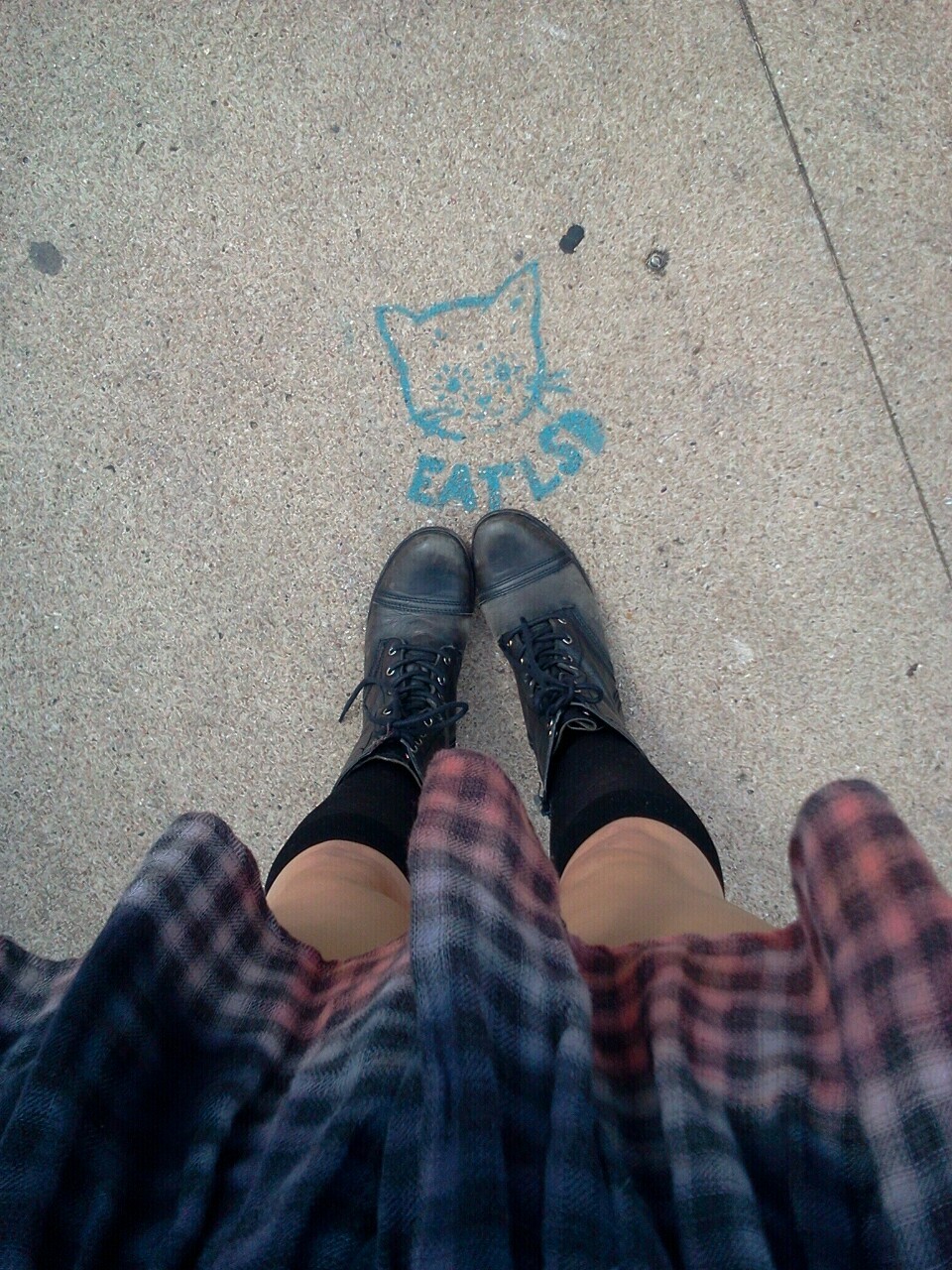 arekusandura:  This little guy stopped me to deliver an imperative message. 