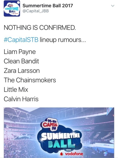 paynefulupdates:Rumors that Liam Payne may be performing at Capital STB 2017