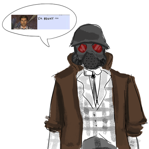 the real plot of Fallout New Vegas (2010) is to get a cool suit 