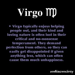 zodiacsociety:  Virgo Zodiac Facts