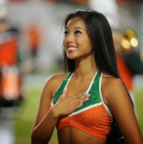 orientalslavegirl: Absolutely beautiful brown asian girl cheering for the white man. Hand over her h