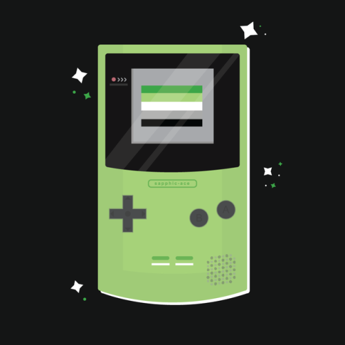 LGBT+ Game Boy Colors!I took the template from my original ace game boy and decided to make a Pride 