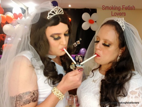 Smoking brideswww.loyalfans.com/smokingfetishlovers