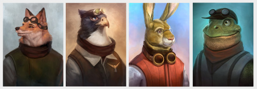mexdragoon:  The Team is finally complete. Steampunk Starfox! :) Enjoy! 