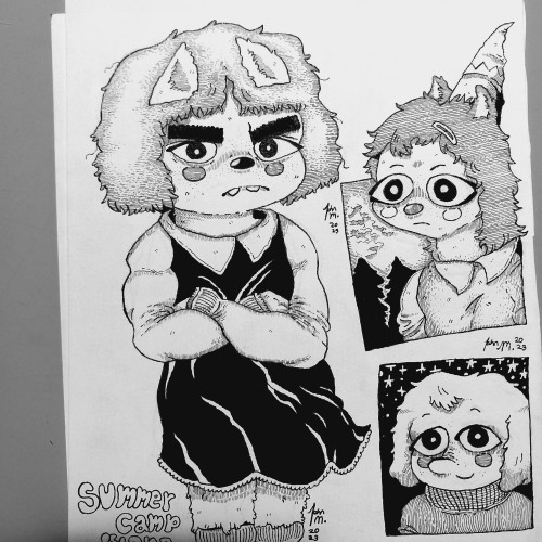 Some Draws Of The Characters Of A Show Called: Summer Camp Island.