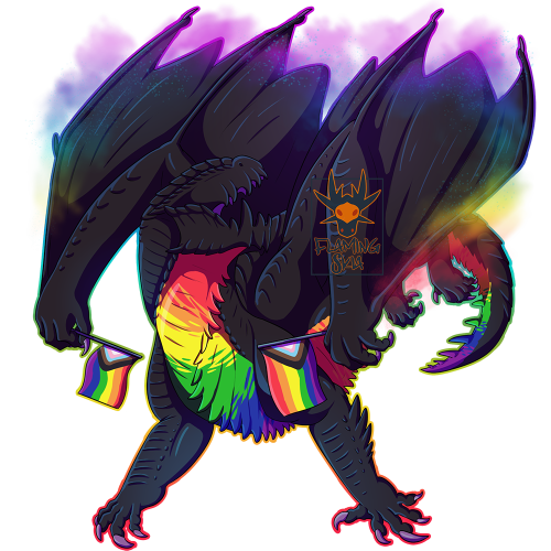 flamingskia:A little something before the end of pride month. I haven’t drawn a gore magala in