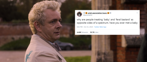 merthurians-prat-and-idiot:show-me-a-great-plan:Aziraphale & Crowley + tweetsPart 2bonus:PIGEON 