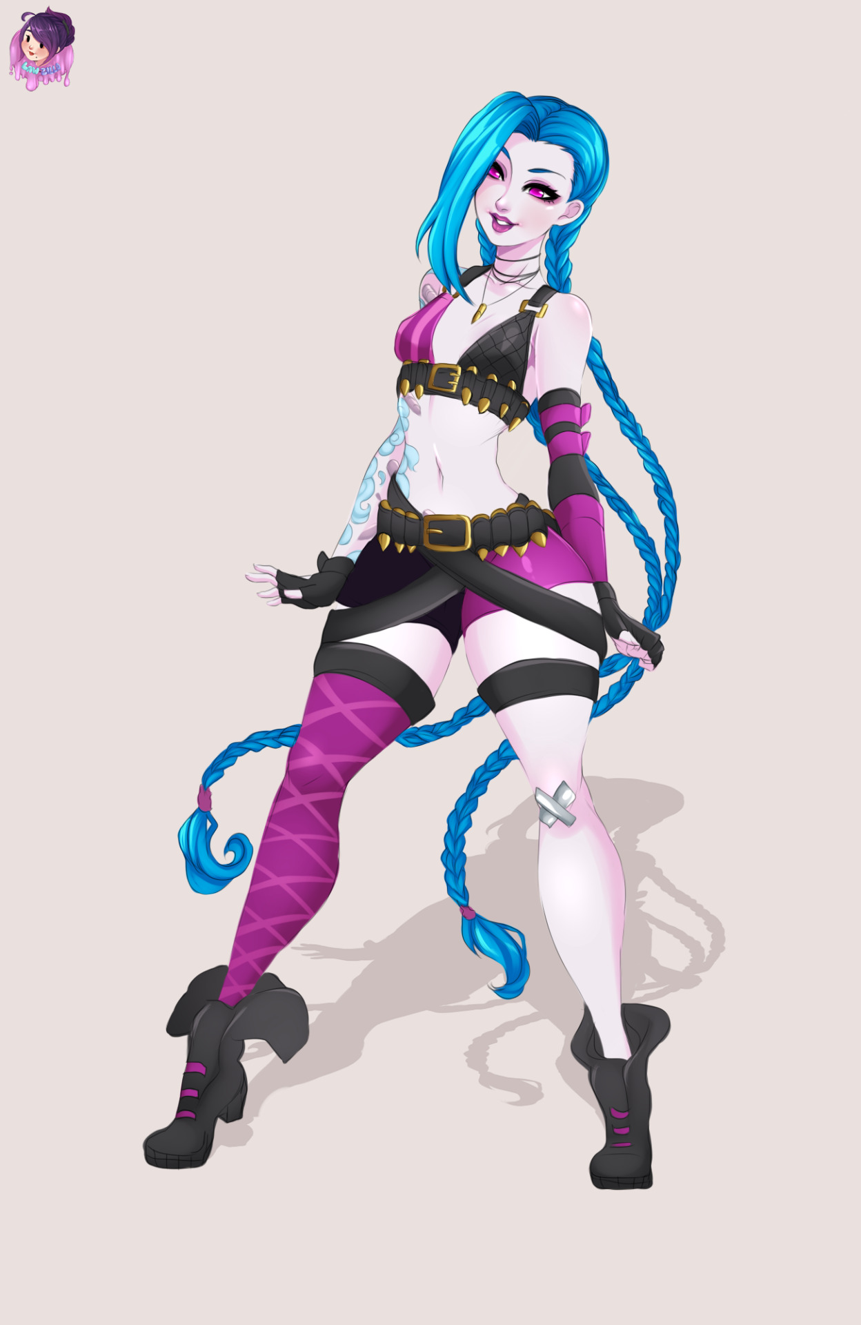 Jinx !(Traditional/ Bikini / Lingerie / Nude / Special) Avaiable in Patreon or GumroadThanks