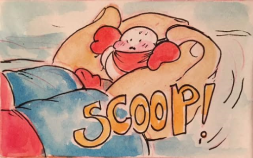 Tiny Pap Meets “giant” Frisk! :) For Friday’s Fluff! 