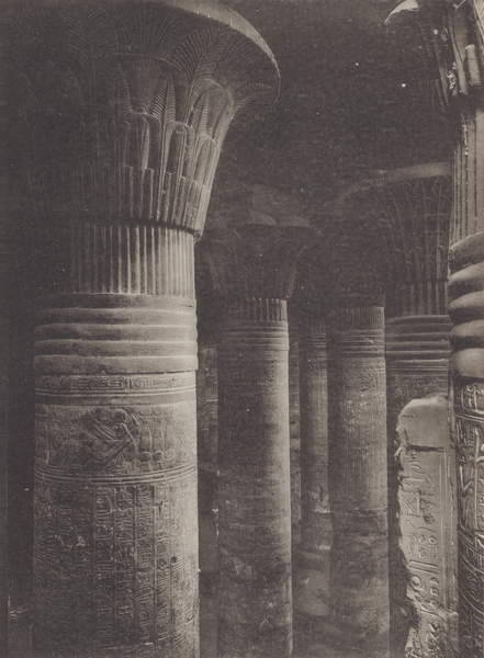 grandegyptianmuseum:Interior of the Great Temple of Khnum at EsnaIllustration for souvenir booklet e