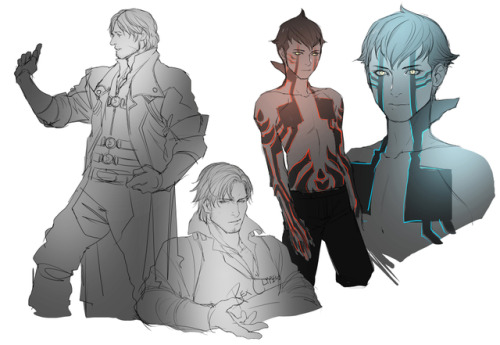 Shin Megami Tensei III: Nocturne/Lucifers Call doodle dump.#3: Characters from the game, Lucifer, Ch