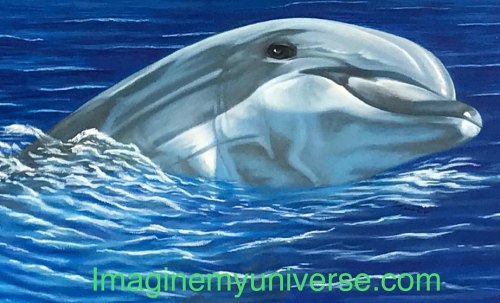 Happy National Dolphin Day! Here are a couple of my dolphin paintings. Celebrate today with a smile 