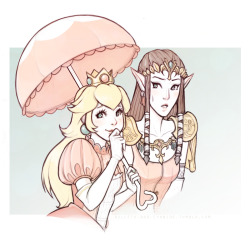 bullets-and-cyanide:Gossipy Princesses~
