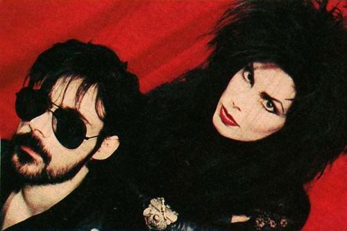Andrew Eldritch and Patricia Morrison, c. 1988