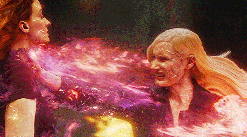mikaeled:Your lives mean nothing. Your world will be ours. Jessica Chastain as Vuk in Dark Phoenix (