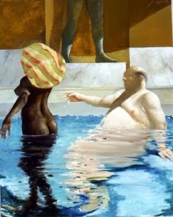 dionyssos:  Julio Larraz , Cuban born 1944