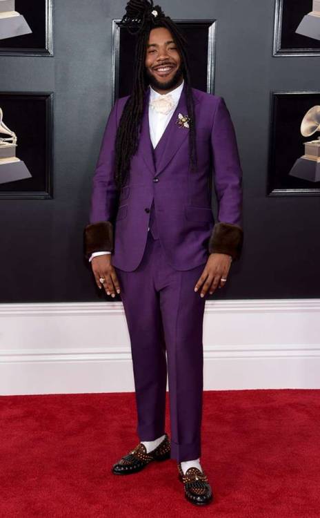 frozenmorningdeew: Dram attends the 60th annual Grammy Awards in New York, 28 Jan 2018