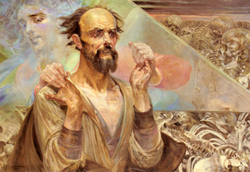 artist-malczewski:Destiny, 1917, Jacek MalczewskiMedium: oil