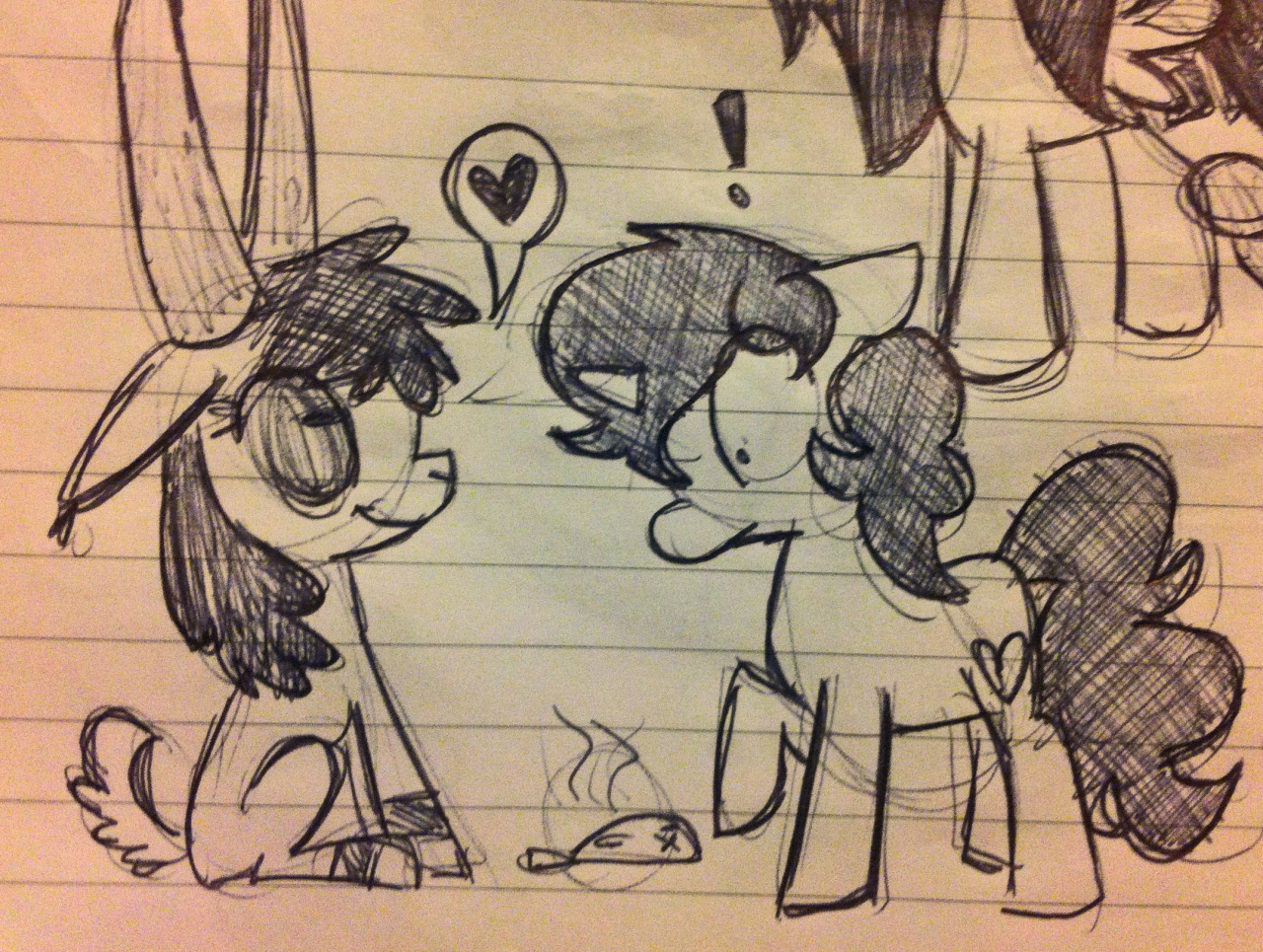 asklocketheart:  princessn00b:  Some Locket doodles I did in class. :3 D’awww.