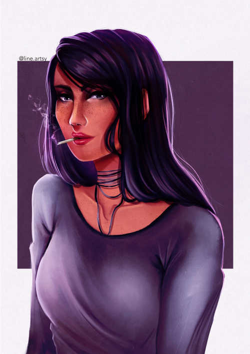 Morgan’s portrait from The Wayhaven Chronicles ( by @seraphinitegames ).I was so excited 