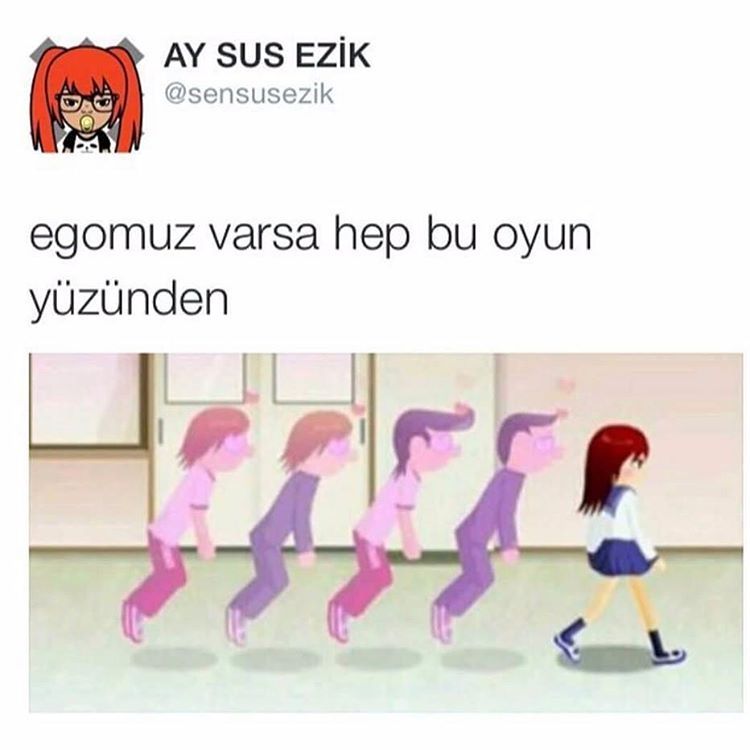 egomuz varsa hep bu oyun...