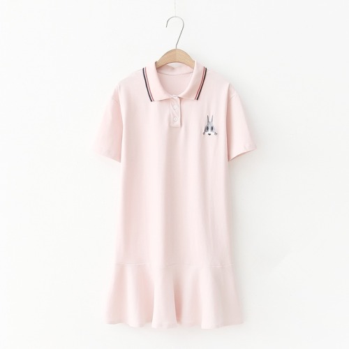 honeysake:♡ Cute Bunny Polo Dress (3 Colours) - Buy Here ♡Discount Code: honey (10% off your purchas