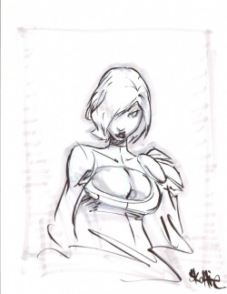 comicbookwomen:  Power Girl-Skottie Young 