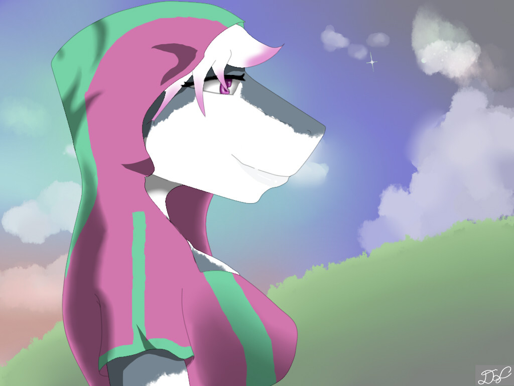 Artist: Wanted to practice backgrounds and I decided to draw Great White Betty to