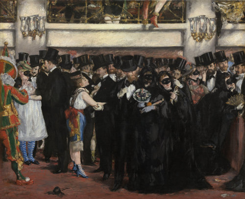 Masked Ball at the Opera, Édouard Manet, 1873, oil on canvas