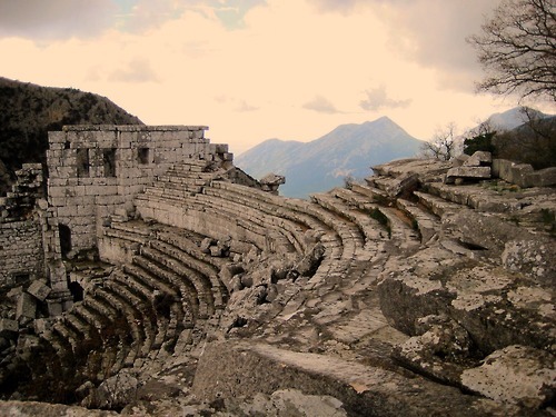 ignudiamore:Amphitheater at Termessos.