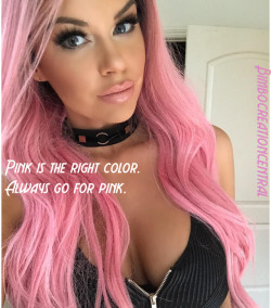 bimbocreationcentral:  Pink is the answer. You don’t want to be taken seriously.