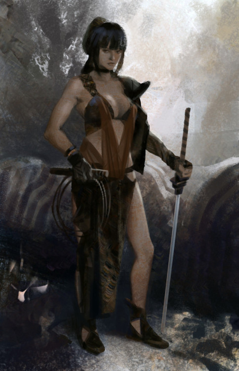 Female warrior  Jing Deng www.artstation.com/artwork/Lyle5