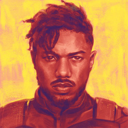 munette:    Killmonger v King!Portrait studies