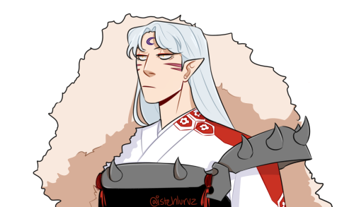 My favorite Sesshomaru hc is ‘Head Empty, Hopeless Wanderer” fdjsklfdjkslI’d apologize about the sud