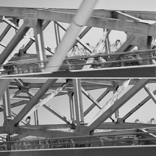 Old bridge. Steelworks. @portoflongbeach @steelworkers #steelworkers  (at Long Beach, California) https://www.instagram.com/p/CNEwIi6LuCE/?igshid=egecs59nhve8