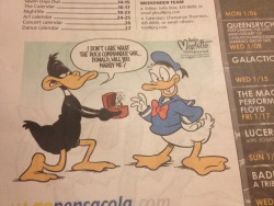zettawolf:  modestlyhomo:  look what was in the paper today in retaliation to the shitstorm called duck dynasty I’m so fucking proud of my city  I think I laughed too hard at this x3 
