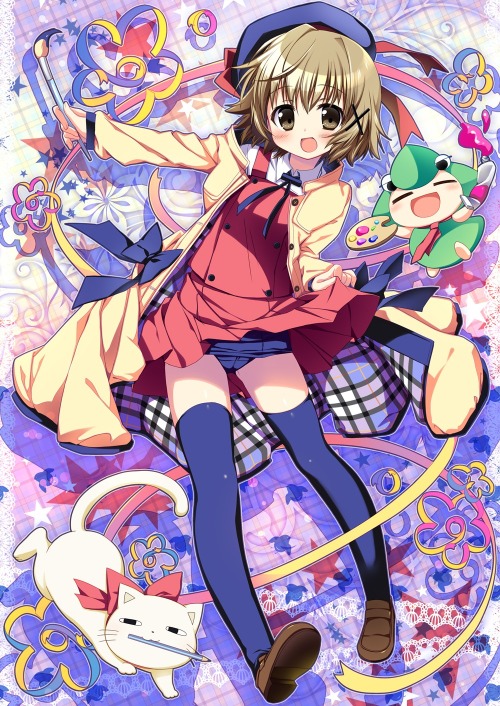 abaslev:  hidamari sketch nagayama yuunon tagme yuno | yande.re