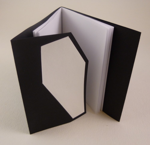 I’m taking an elective bookbinding class this term. Here’s my homework for the first day