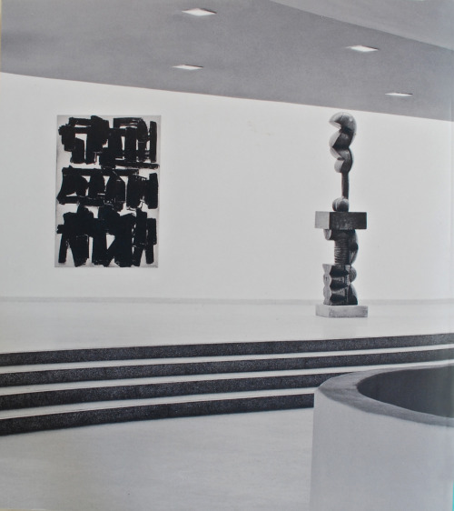 b22-design:Pierre Soulages - Constantin Brancusi - Guggenheim Museum - 1960
