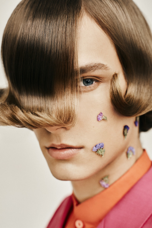 Beauty editorial for Cosmo Man RomaniaHair and concept Claudiu Alex SarghePhotography Ovidiu OlteanS