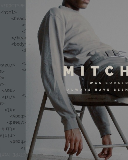 ignitesme:schwabweek day 5 | favorite minor character:  Mitch TurnerThey looked at him, at his hulki